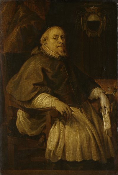 Retrato de François Vilain de Ghent, Barão de Rassenghem. Bispo de Tournai de Lucas the Younger Franchoys